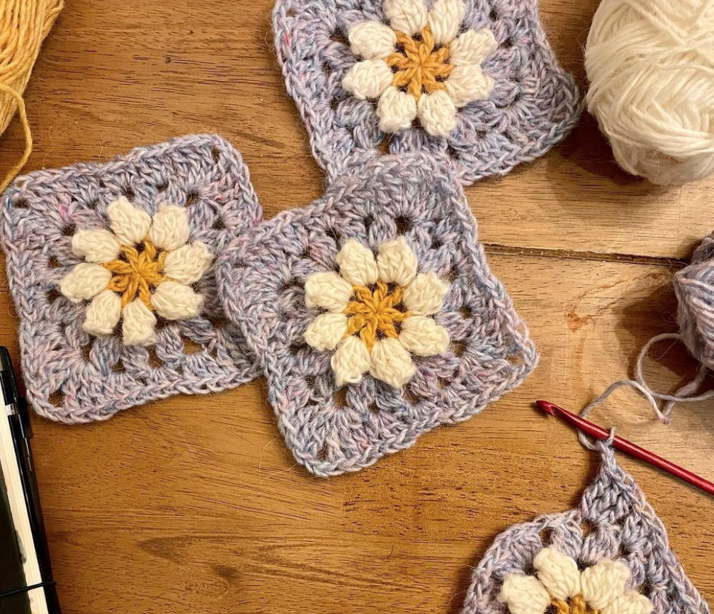 Primavera Flowers Granny Squares